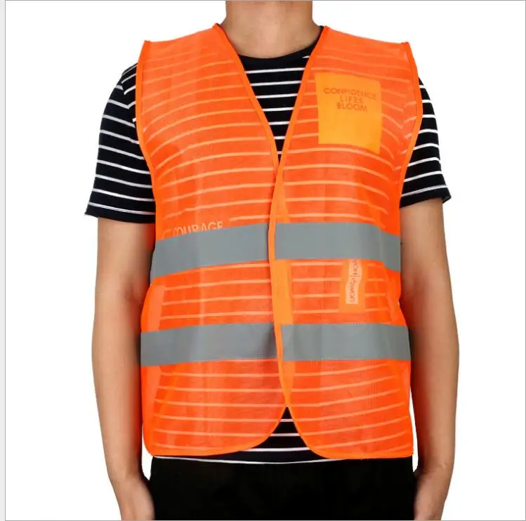 

Reflective Vest Working Clothes Provides High Visibility Day Night For Running Cycling Warning Safety vest