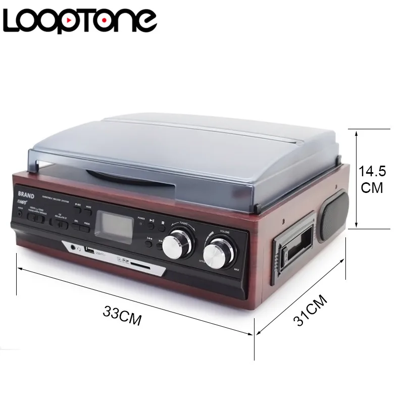 Виниловый проигрыватель для видеокамер с поддержкой Bluetooth и USB/SD карт|turntable phono|phono