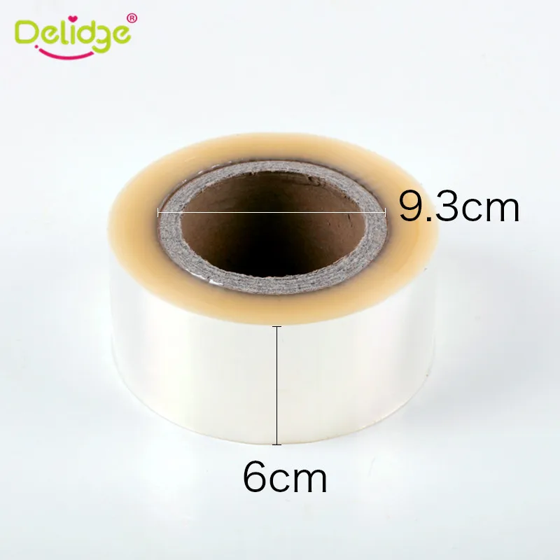 Delidge 1 шт. 200 м Прозрачный фон для торта пластиковая боковая мембрана 6 см в ширину