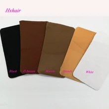 12 шт роскошный чулок укладчик париков колпачок снуд полиэстер стрейч сетка Ткачество колпачок для ношения парики 5 цветов