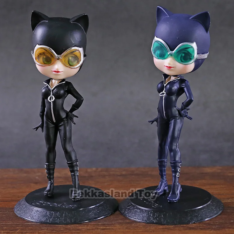 

Catwoman Batman Action Figure DC Q posket Anime Figure Supergirl Model Hot Toys Kawaii Figurine PVC Catwoman Figure Kids Gift