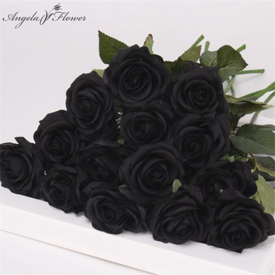 15 Heads Artificial Fake Rose Bouquet Fabric Flower Leaves Wedding Party Decor 