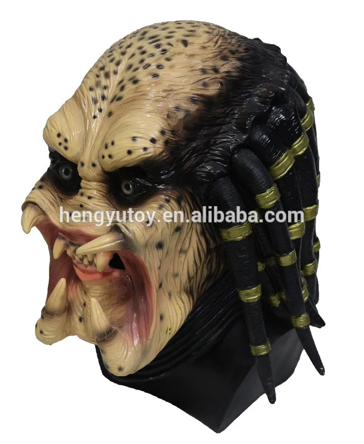 

Alien Skeleton Predator Cosplay Martian Scary Latex Halloween Mask
