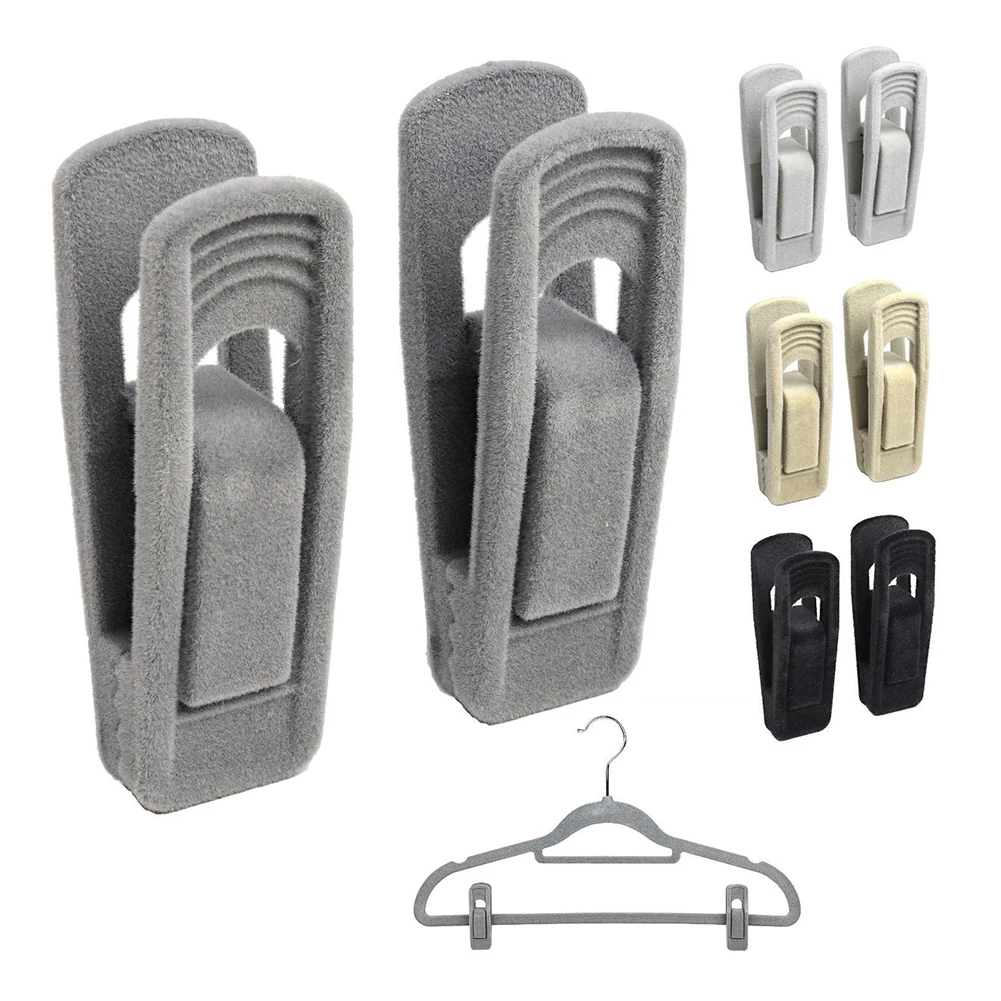 

20Pcs/set Drying Racks Beach Clothes Clips Useful Non Slip Hanger Towel Clamp Eco-friendly Artifical Velvet Flocked Home Durable