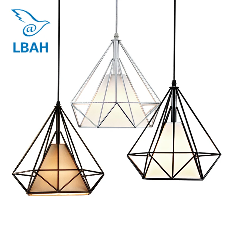 

Nordic contracted originality bar desk lamp study dining room pendant lamp single head restoring ancient industrial wind