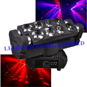 

2018 hot product 4pcs/lot 8X10w 4 in 1 led spider beam moving head light night club effect light