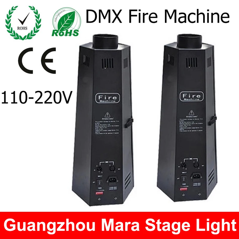 2PCS/Lot DMX Fire Machine Spray Fire Effect Stage Flame Machine