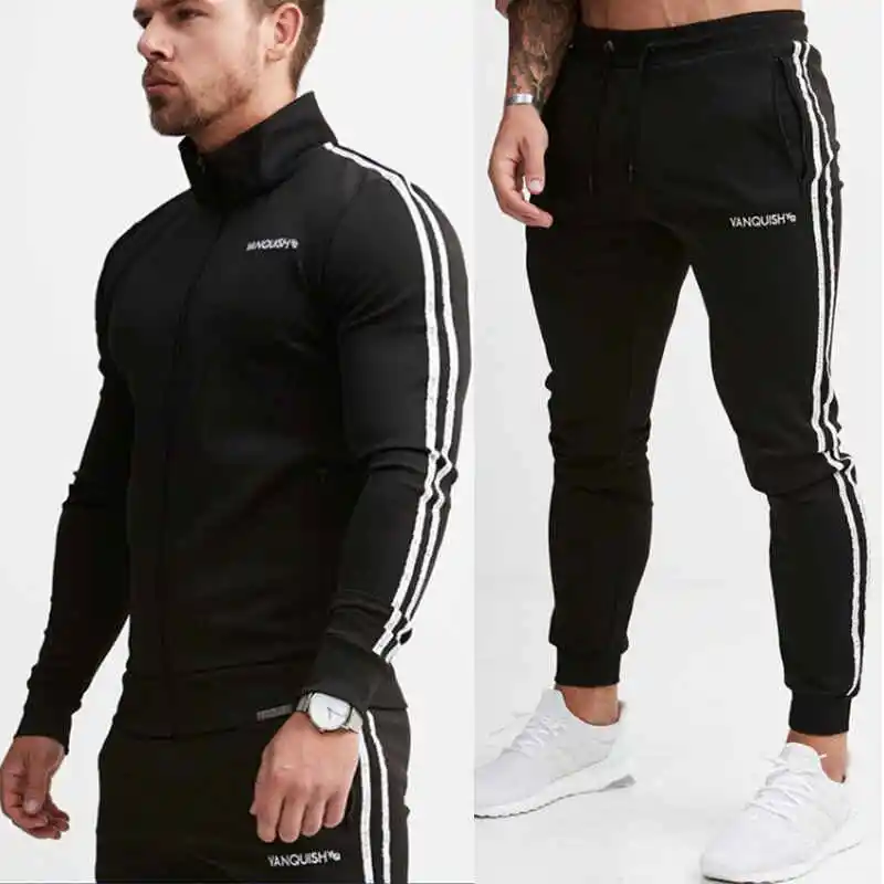 Men Fashion Long Sleeve Hoodies+Pants Set Male Tracksuit Outdoors Suit Men's Gyms Set Casual Sportswear Suit Men Fashion Long Sleeve Hoodies+Pants Set Male Tracksuit Outdoors Suit Men's Gyms Set Casual Sportswear Suit