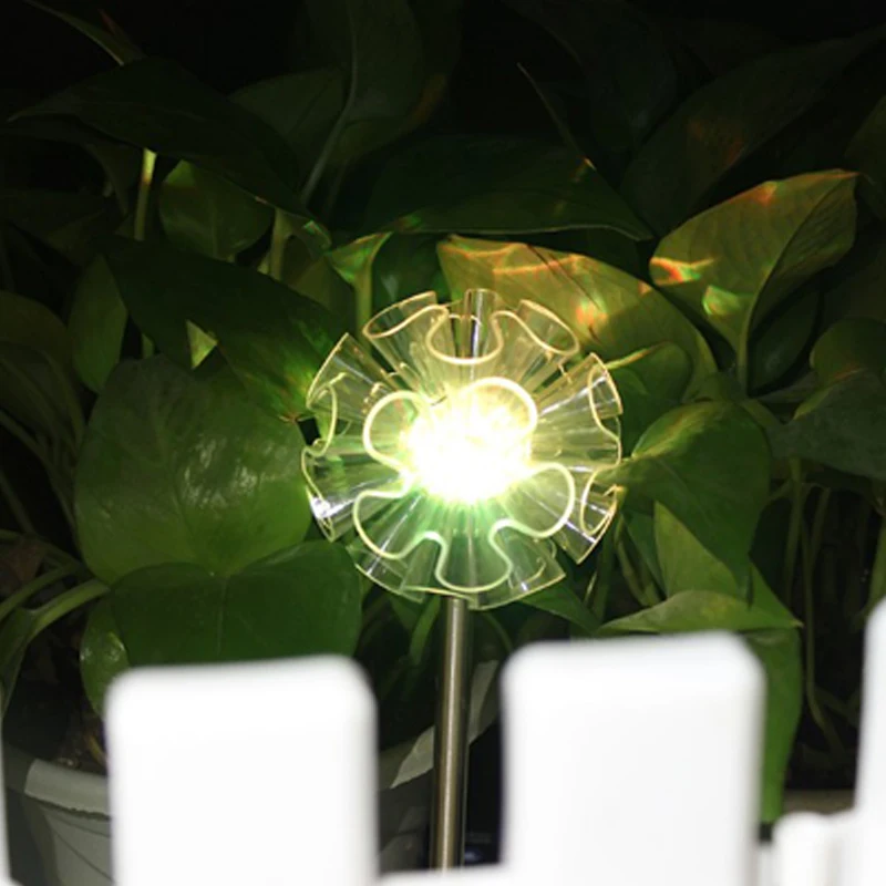 Color-Changing LED Garden Solar Light Outdoor Waterproof  MushroomLily Solar LED for Garden Decoration Path Lawn Solar Lamp  (2)