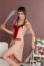 Ensen Diosa Romana vestidos de mujer salvaje fantasia adulto Reina de Halloween cosplay Trajes de gladiadores sexy ropa del club que juega