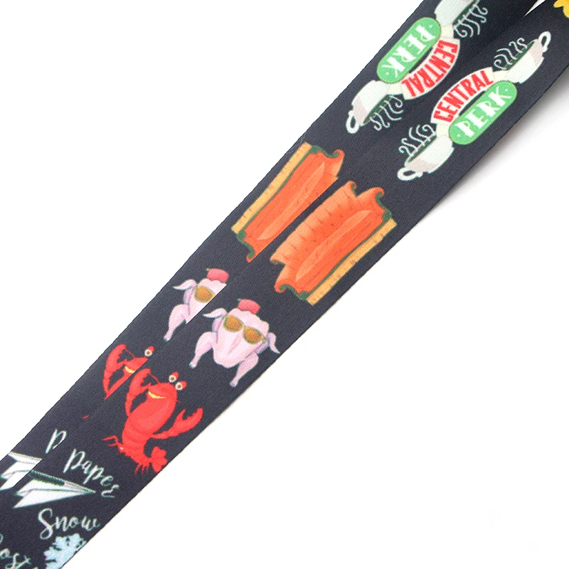 P3086 Dongmanli Friends tv Show Lanyard бейдж ID Lanyards/веревка для мобильного телефона/ремешок для ключей аксессуары для шеи