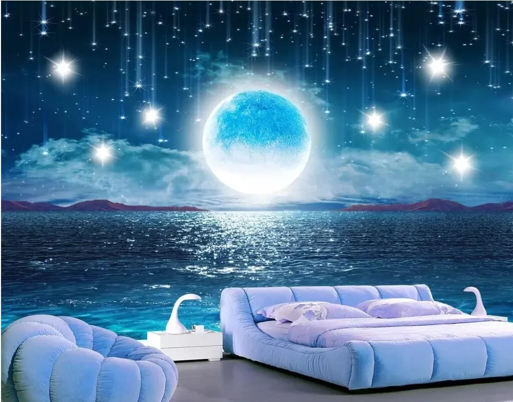 Beibehang пользовательские 3D Прохладный мечта звездное небо Вселенная тема пространство фото обои росписи гостиная ресторан кафе фон