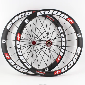 

Newest white+red 700C 50mm tubular rims Road bicycle matte 3K UD 12K full carbon fibre bike wheelsets aero spokes Free shipping