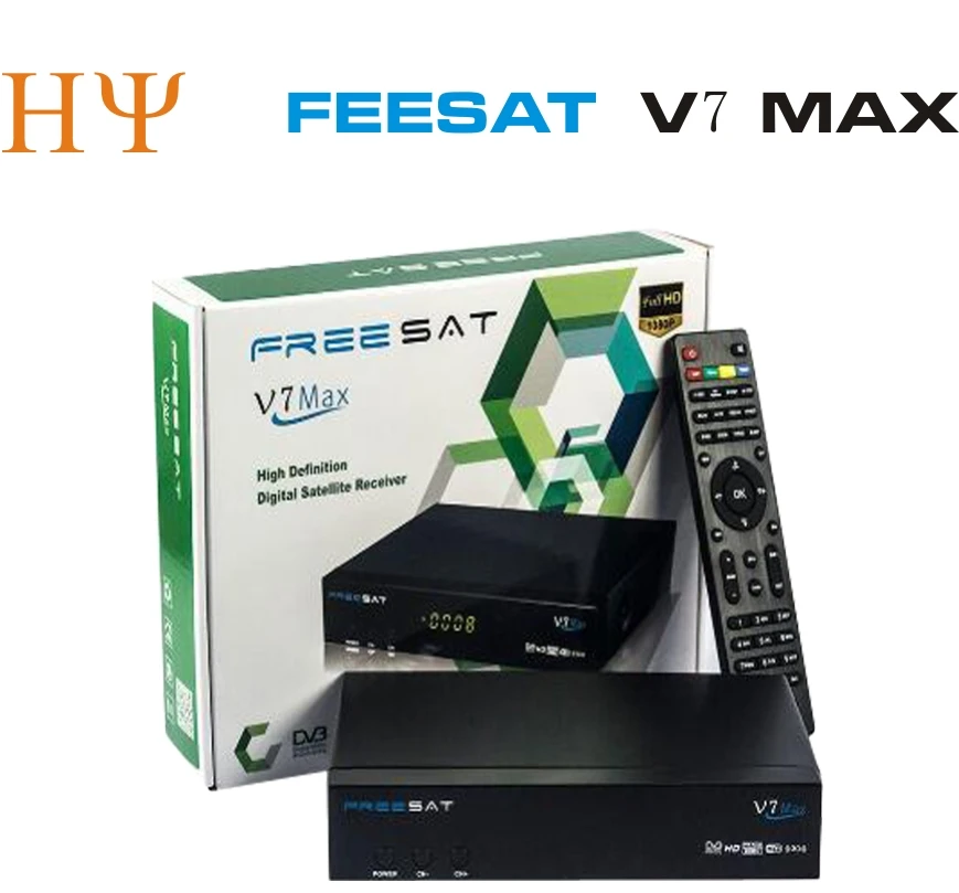 

Genuine Freesat V7 MAX HD DVB-S2 Satellite TV Receiver Support PowerVu Biss Key Cccamd Newcamd Youtube Youporn Free Shipping