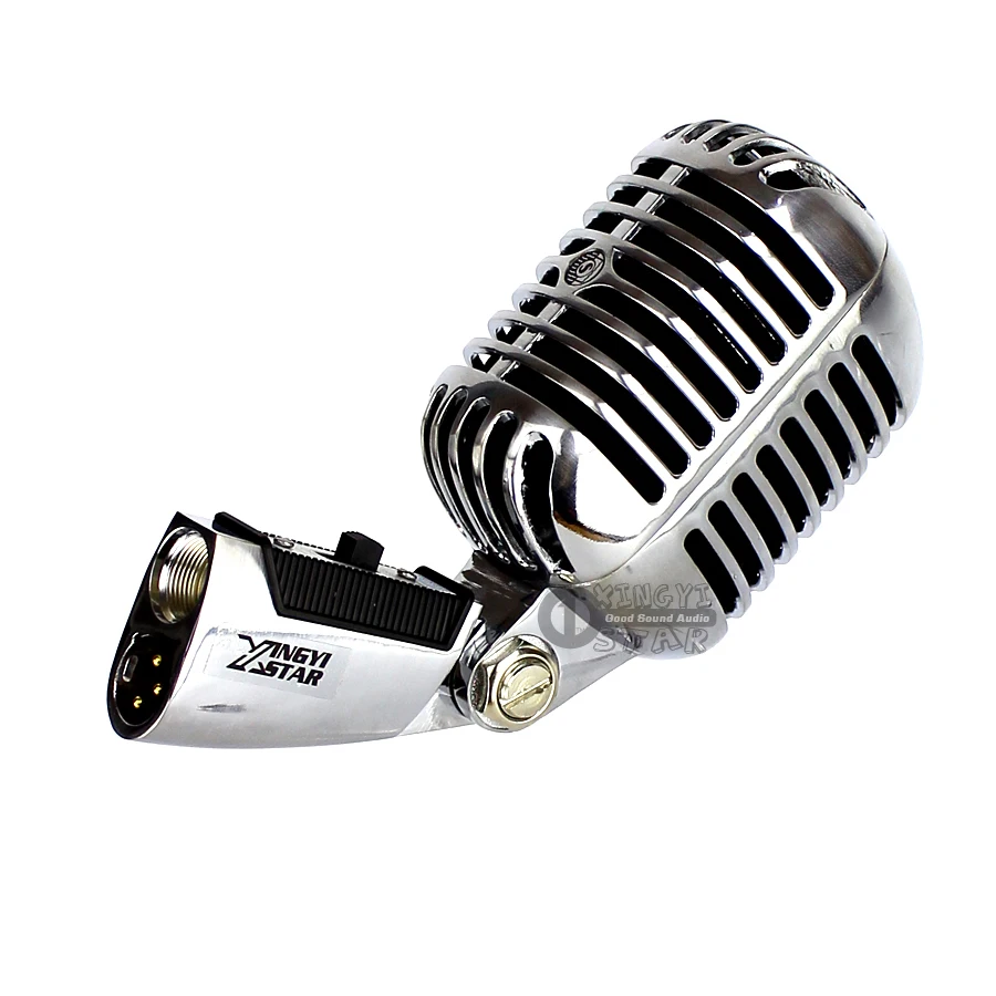 55SH серии II 3,5 мм проводной Pro металлический динамический Ретро стиль винтажный микрофон для записи видео Launchpad Бесплатный усилитель ПК