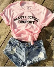 beauty school tshirt aesthetic christmas shirt korean top 2019 thanksgiving vintage tee letter casual polyester harajuku thanksgiving letter print striped tee