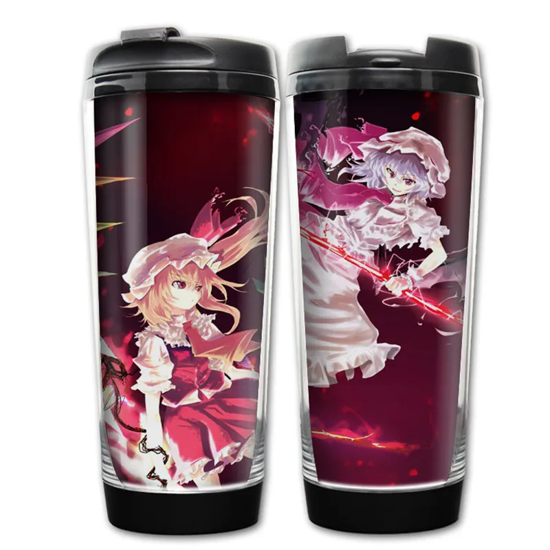 Style 3 400 мл Аниме Touhou дизайнерская пластиковая бутылка для питья на открытом воздухе - Цвет: Style 3