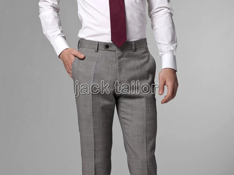 Buy Mono Net Fabric Cigarette Pant Suit in Grey Color Online - SALV3404
