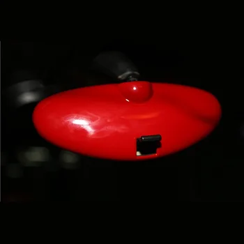 

Plastic Car Interior Rearview Mirror Cover Sticker Styling Mouldings Trim for Smart fortwo 2009 2010 2011 2012 2013 2014