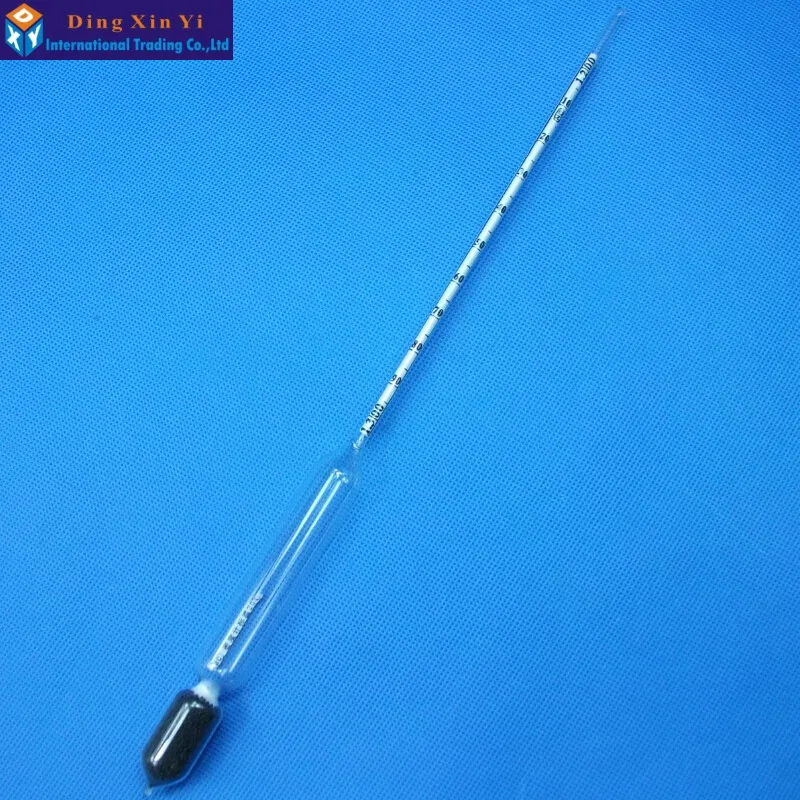 

2PCS/lot 1.2-1.3/m3 glass hydrometers chemical laboratory glass Densitometers liquid hydrometer densimeter Density Meter