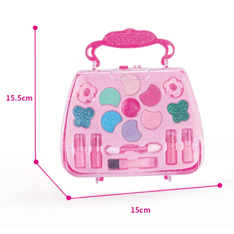 Детская модель для девочек, туалетный столик, игрушки, Забавная детская дорожная косметичка, сумочка коробка, набор TY0341
