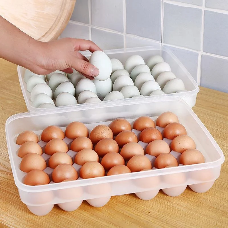 34 Grids Egg Storage Box Large Capacity Egg Case kitchen Organizer