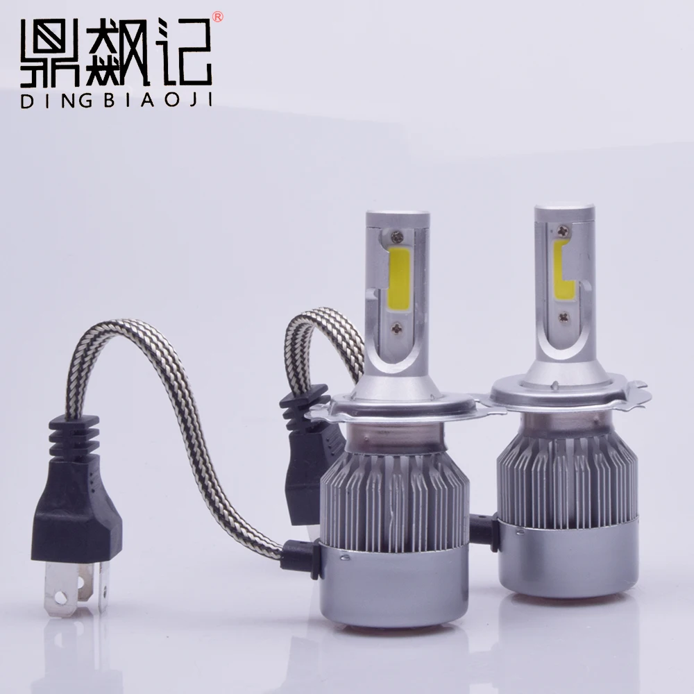 

2X FREE SHIPPING, CHEAPEST C6 H4 72W 7600LM AUTO BULB KIT LIGHTS , LED LAMP WHITE