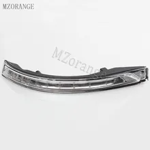 Mzorange цельнокроеное платье заднего вида Зеркало заднего вида светодиодный поворотники Лампа мигают для Kia Sportage 2011 2012 2013 2014 левая сторона