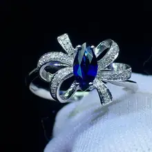 Хорошее ювелирное изделие, сапфировое кольцо, натуральный 0.65ct, не нагревается, королевский синий сапфир, драгоценный камень, чистое золото 18 K, ювелирные изделия для женщин, кольца с бриллиантами