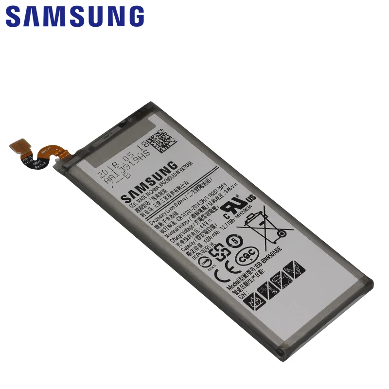Оригинальная запасная батарея Samsung для телефона 3300 мАч фотосессия GALAXY Note 8 N950 N950F