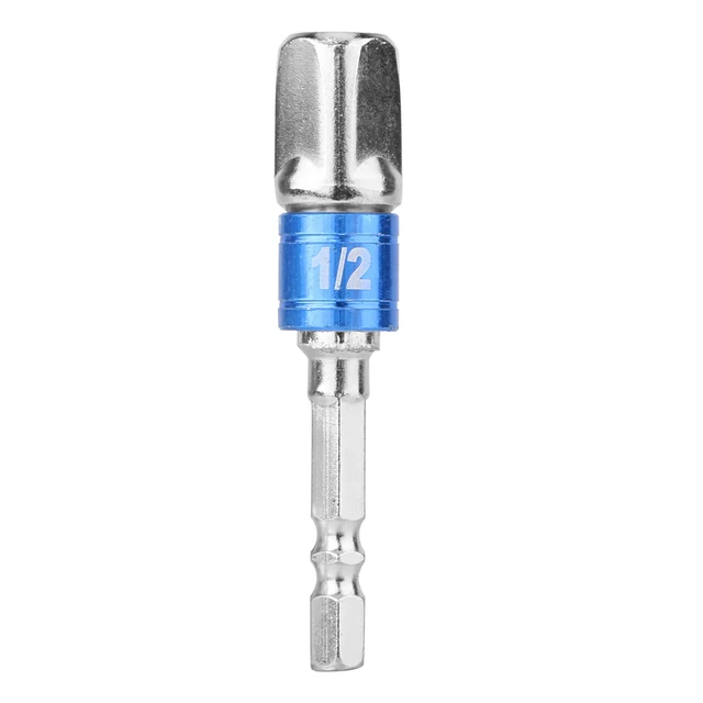 DIYWORK 3Pcs/set 1/4″ 3/8″ 1/2″ Converter Drill Bits Bar Socket Adapter Steel Hex Bit Set Hex Shank Set Extension