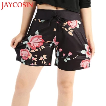 

JAYCOSIN 2018 Newly Women Summer Casual Floral Prints Drawstring Shorts Hot Dropshipping Freeshipping 25p