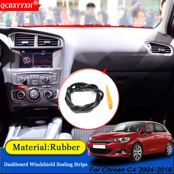 

Car-styling Anti-Noise Soundproof Dustproof Car Dashboard Windshield Sealing Strips Auto Accessories For Citroen C4 2004-2018