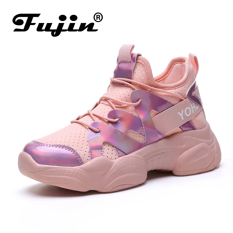 Fujin Sneakers Women High end Luxury Ladies Casual Shoes Fashion Trend