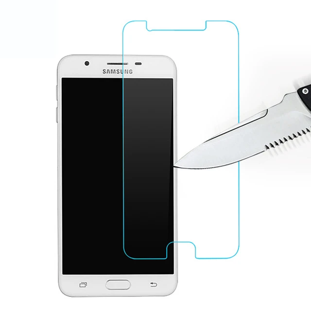 Закаленное стекло 9H для Samsung Galaxy J7 prime Высококачественная защитная пленка Взрывозащищенная Защита экрана