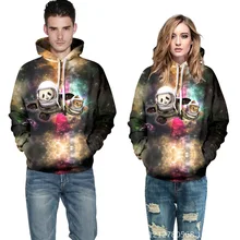 Космическая Панда 3D цифровая шапка с рисунком набор головы движение досуг индивидуальные свитера толстовки пуловер Lover