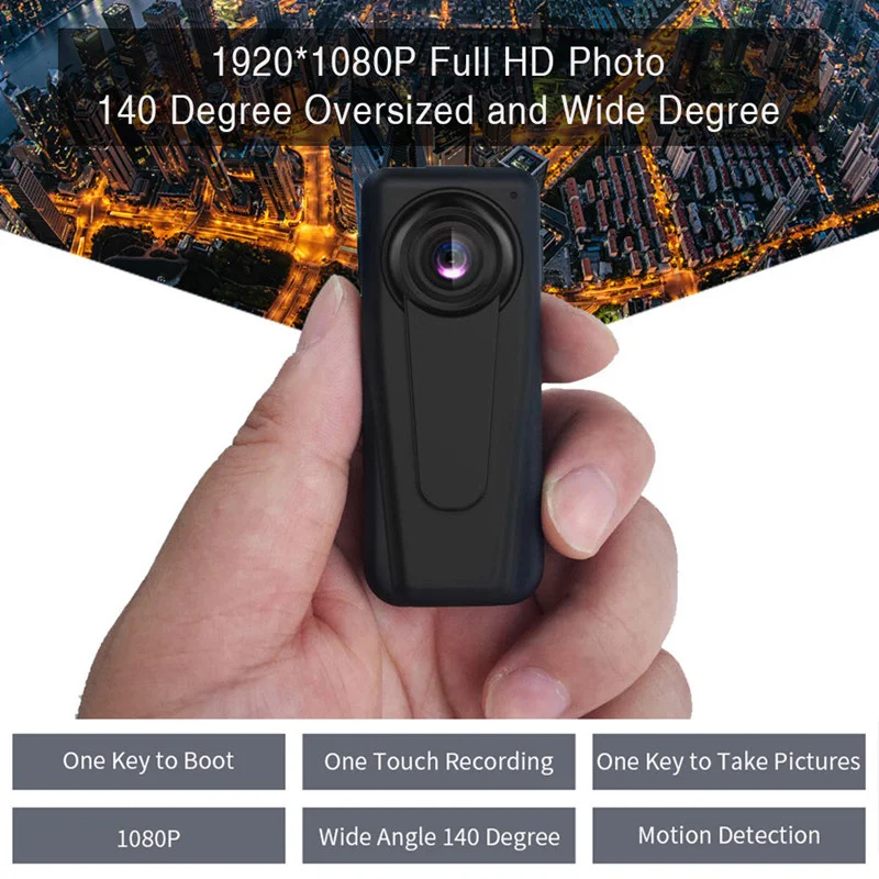 Мини камера 1080 P Full HD USB Micro DV Голосовая надеваемая батарея автомобильный мини