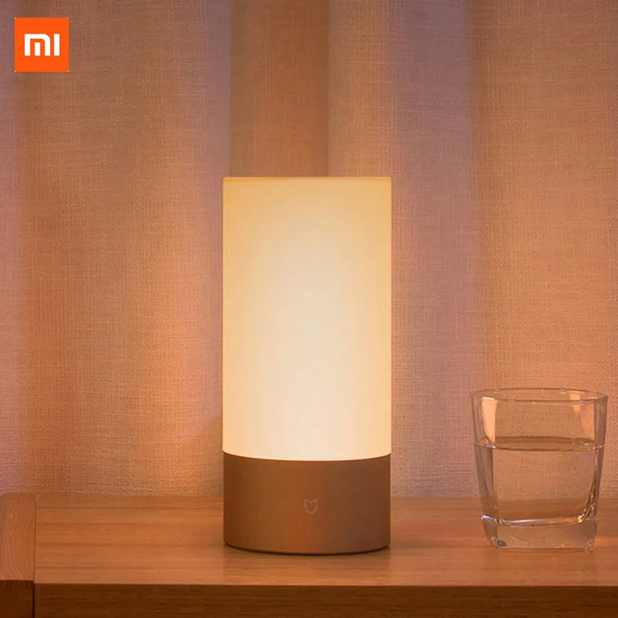 

Xiaomi Mijia Yeelight Bedside Lamp Table Desk Smart Indoor Light 16 Million RGB Touch Control Bluetooth Wifi for Mihome APP