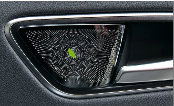 

2Pcs Rear Door High Pitch Loudspeaker Stickers Internal speakers cover for Mercedes Benz GLA CLA A B accessories