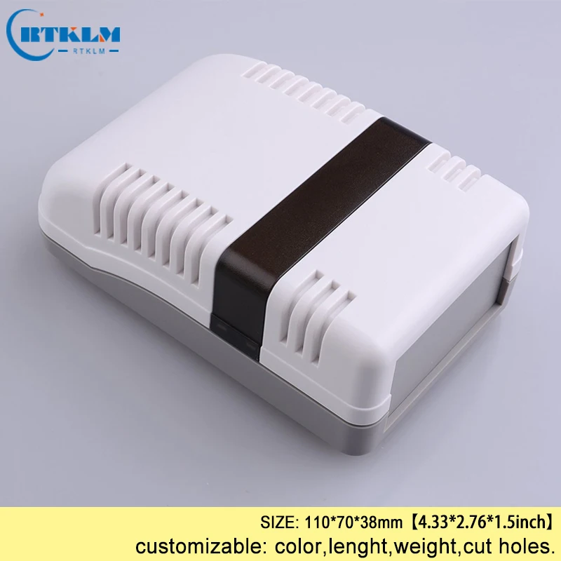 Wall mount plastic enclosure junction box abs plastic electronics project box diy instrument case housing products 110*70*38mm