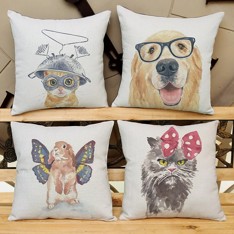 Buy Painting Art Animals pillow decorative cushion