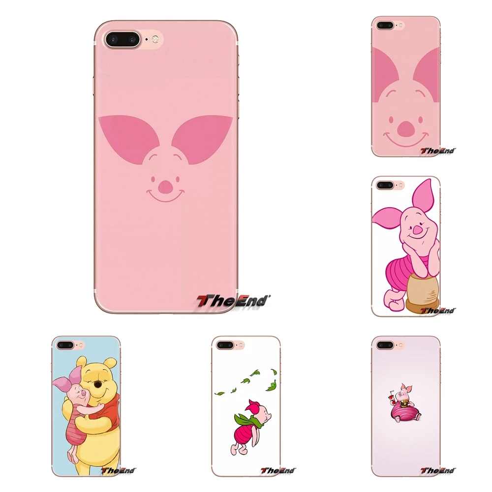 

Mobile Phone Case Cover For Xiaomi Redmi 4A S2 Note 3 3S 4 4X 5 Plus 6 7 6A Pro Pocophone F1 cute cartoon piglet winnie the pooh