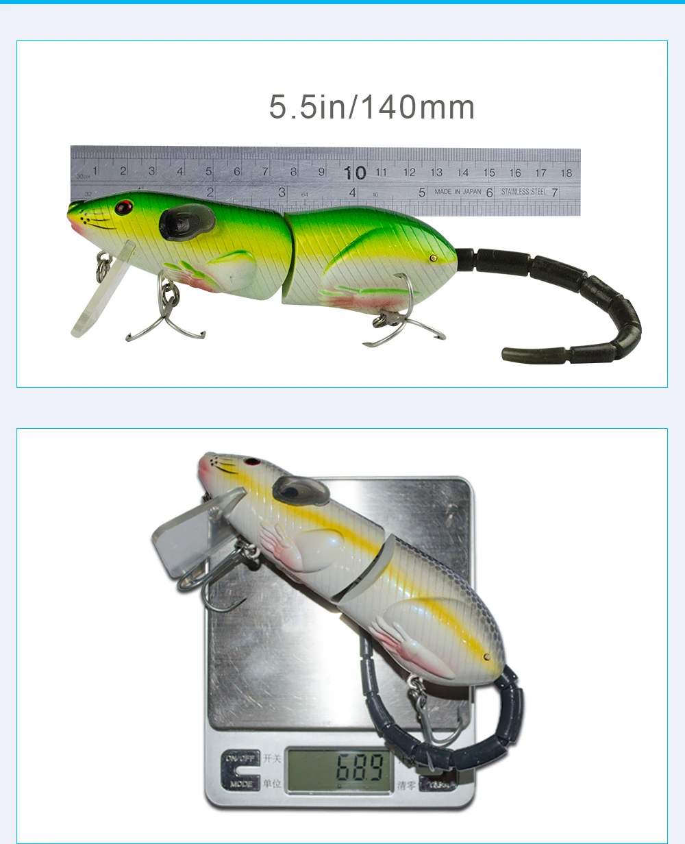 Rat mouse fishing lure 05
