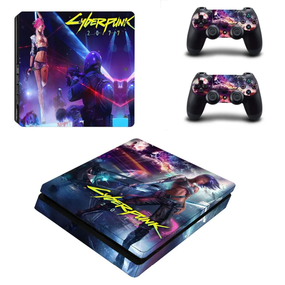 Наклейки для Playstation 4 PS4 Slim консоли контроллеры виниловые наклейки игровой