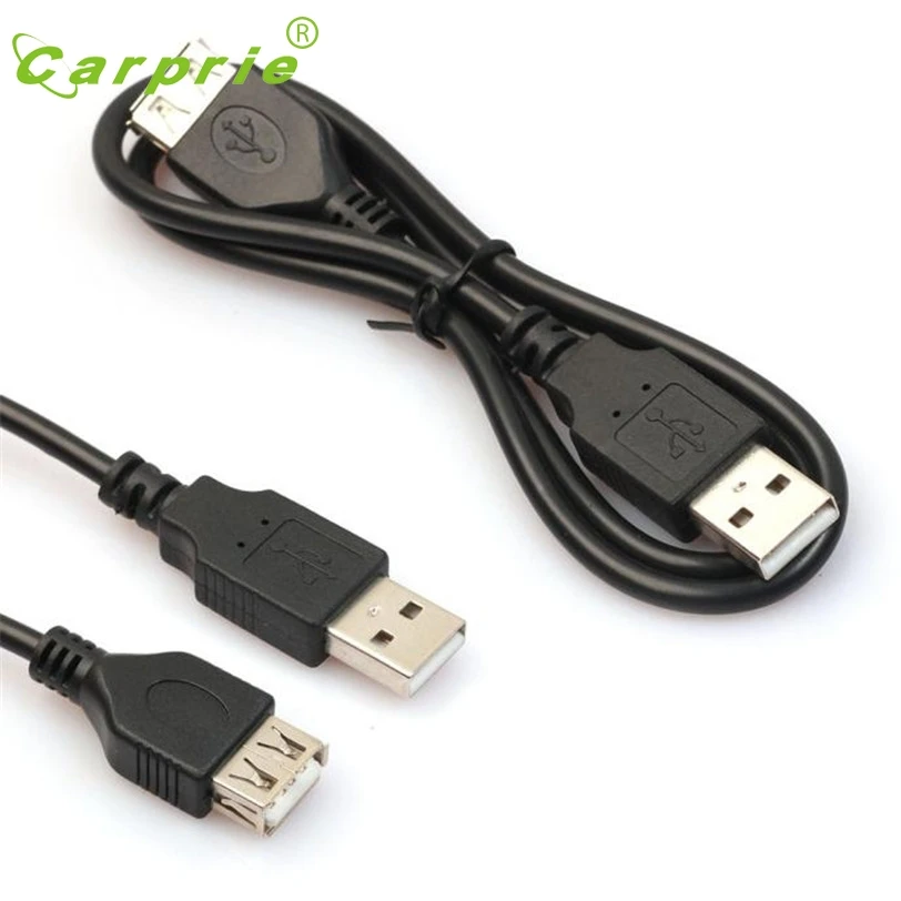 

CARPRIE Data M/F Adapter Cable 2ft/60cm Black USB Male to A Female Extension Extender Mar9 MotherLander