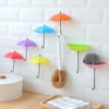 3Pcs Umbrella Wall Hooks Decor Hanger Key Rack Holder Bathroom Kitchen Organizer ► Photo 2/6