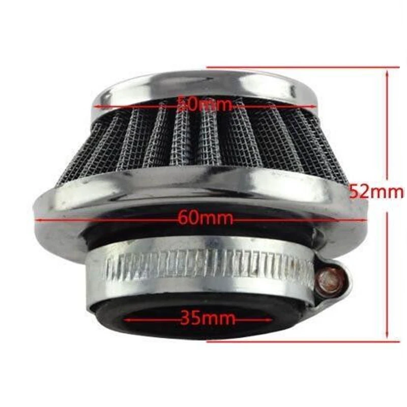 35mm Air Filter for 50cc 70cc 90cc 110cc 125cc Pit Dirt Bike ATV Quad Scooter