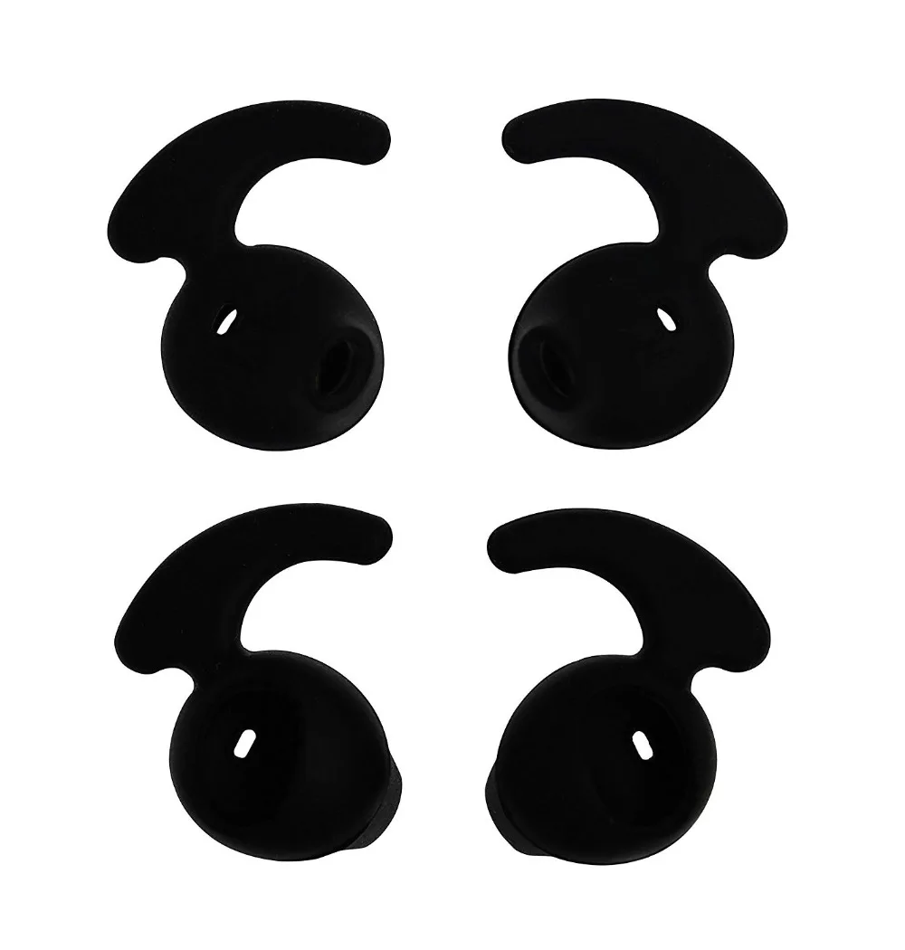 

Replacement Ear Tip for Samsung Galaxy S7 S7edge S6edge, Samsung Level U Bluetooth Earphone [Sport] (Black 2 Pair)