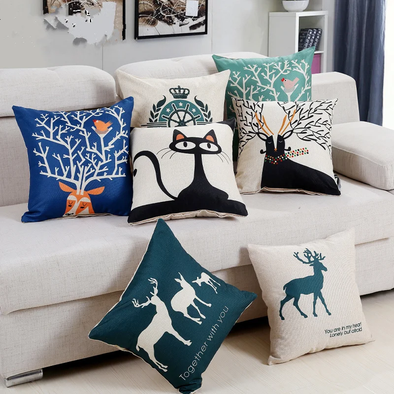 الرعوية نمط القطن و وسادة من الكتان غرفة المعيشة أريكة غطاء الوسادة سيارة كنبة مكتب وسادة وسادة القلب غير المدرجة الرعوية نمط القطن و وسادة من الكتان غرفة المعيشة أريكة غطاء الوسادة سيارة كنبة مكتب وسادة وسادة القلب غير المدرجة