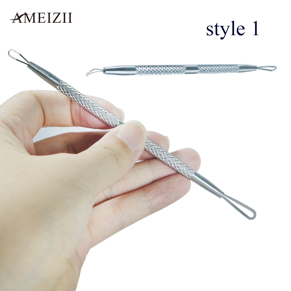 

AMEIZII Acne Removal Needle Blackhead Remover Tool Comedone Pimple Blemish Extractor Stainless Steel Needles Face Skin Care Tool